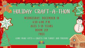 Holiday Craft-A- Tho Holiday Craft-A- Tho